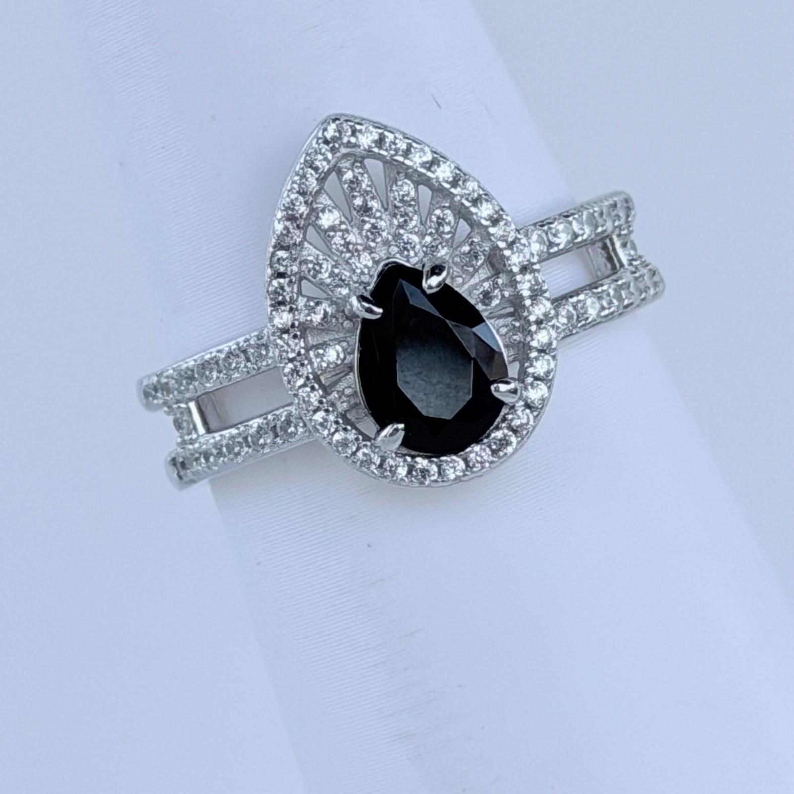 Bomb Party Sterling Club Ring Sz 10 Rbp5381 Black Onyx On .925 Sterling Silver